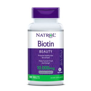 قرص بیوتین ناترول 1000 و 10000 Natrol Biotin