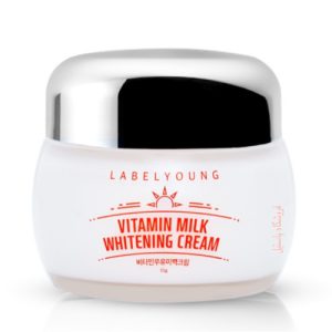 کرم روشن کننده و ضد لک قوی لیبل یانگ لبل یانگ Labelyoung vitamin milk whitening cream