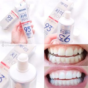 خمیر دندان های کره ای اصل 93% تارتار برند مدیان Median Dental IQ 93% Toothpaste