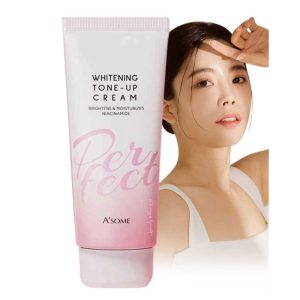 کرم روشن کننده ، تون آپ و سفید کننده صورت و بدن A'SOME Perfect Whitening Tone-Up Cream
